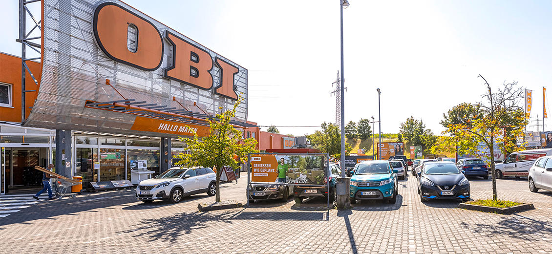 OBI Parkplatz Mayen