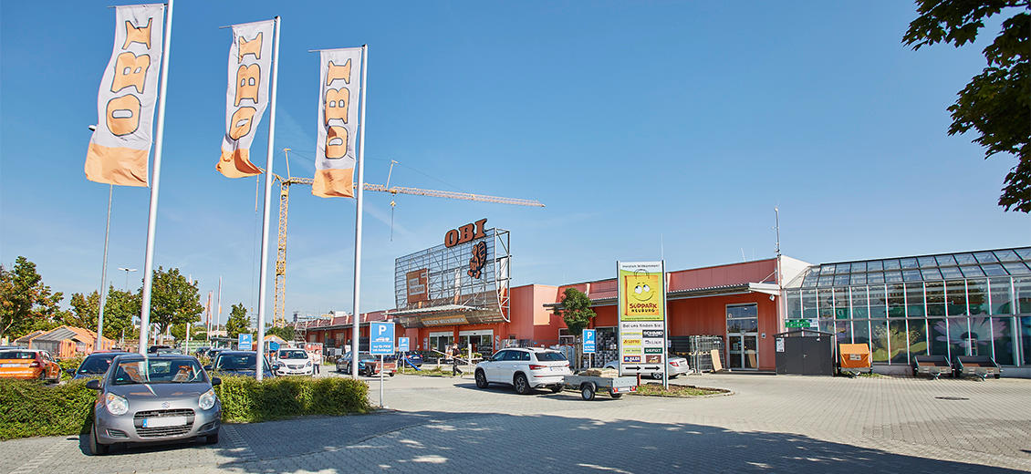 OBI Parkplatz Neuburg an der Donau
