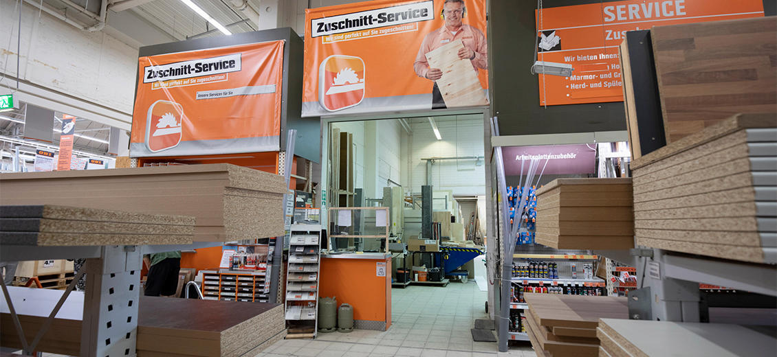 OBI Holzzuschnitt-Service Düsseldorf-Lierenfeld