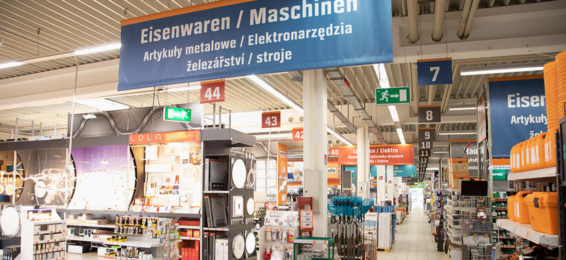 OBI Mittelgang Zittau