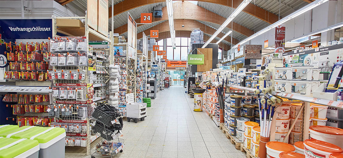 OBI Mittelgang Schwarzenbruck