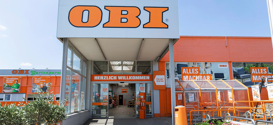 OBI Markt-Eingang Leingarten