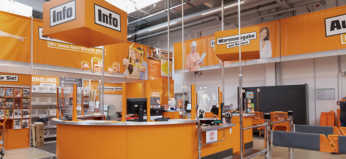 OBI Markt-Eingang Berlin-Lichtenberg