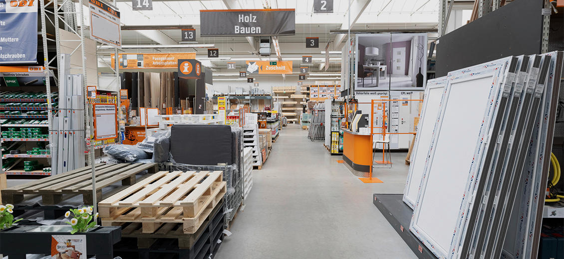 OBI Mittelgang Worms