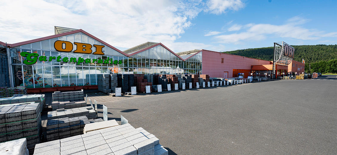 OBI Markt-Eingang Lohr