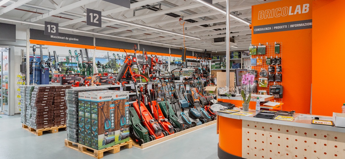 Gartengeräte im OBI Markt Agno