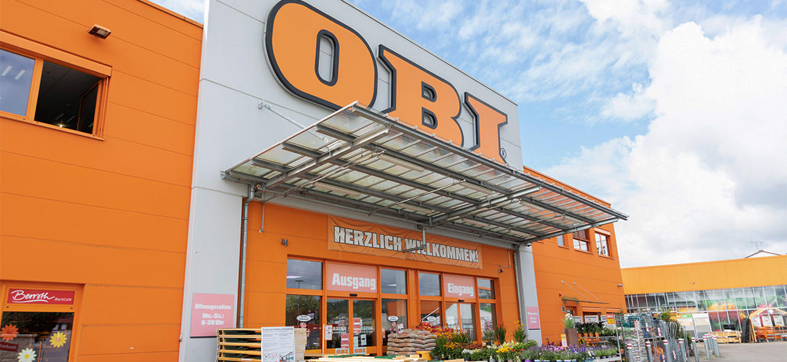 OBI Markt-Eingang Schwäbisch Gmünd