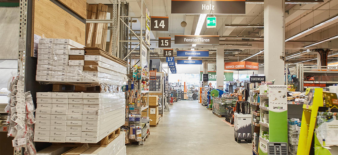 OBI Mittelgang Landshut