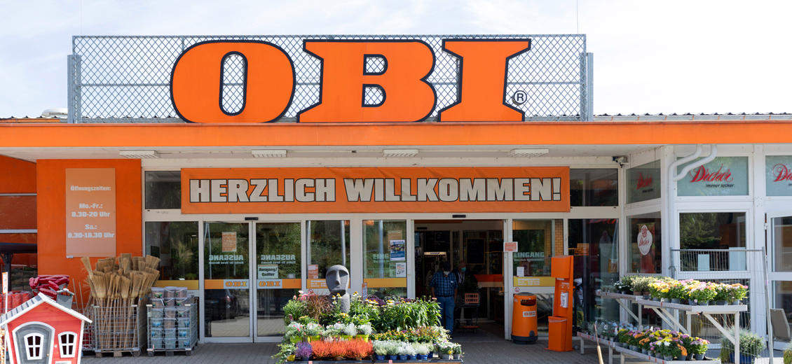 OBI Markt-Eingang Breisach