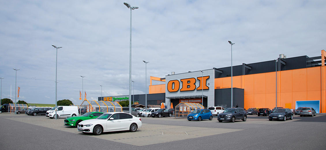 OBI Parkplatz Schwabhausen