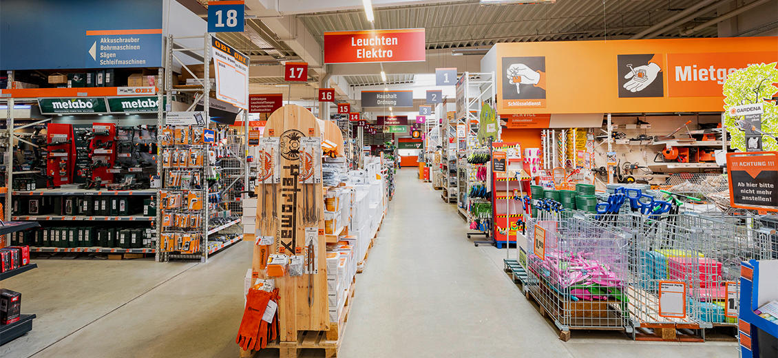 OBI Mittelgang Hassfurt