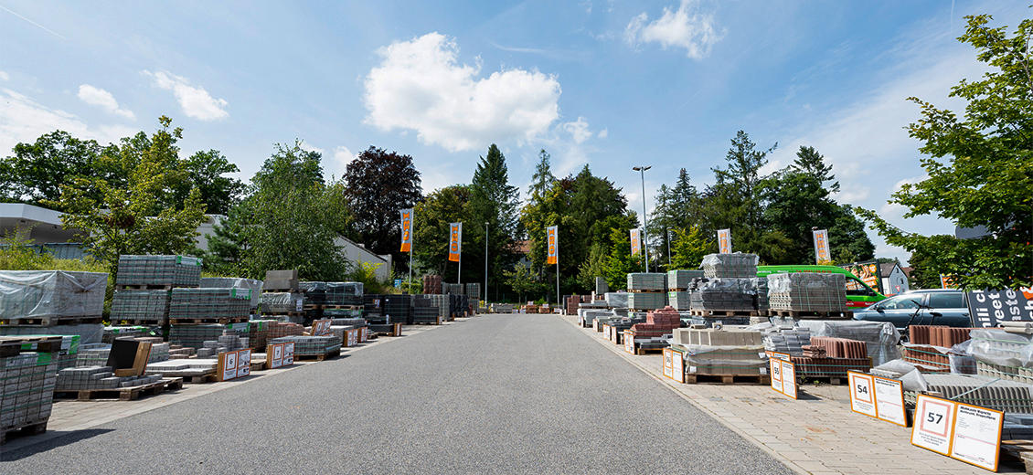 OBI Parkplatz Weiden