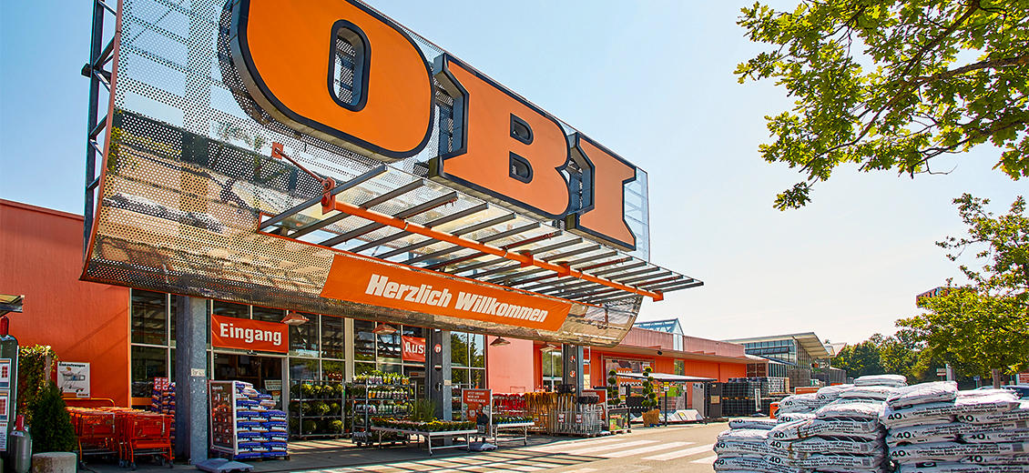OBI Markt-Eingang Aichach-Ecknach