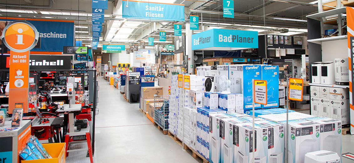 OBI Mittelgang Zwickau