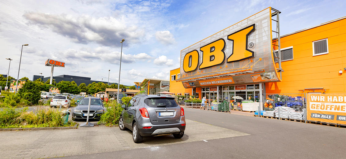 OBI Parkplatz Haiger