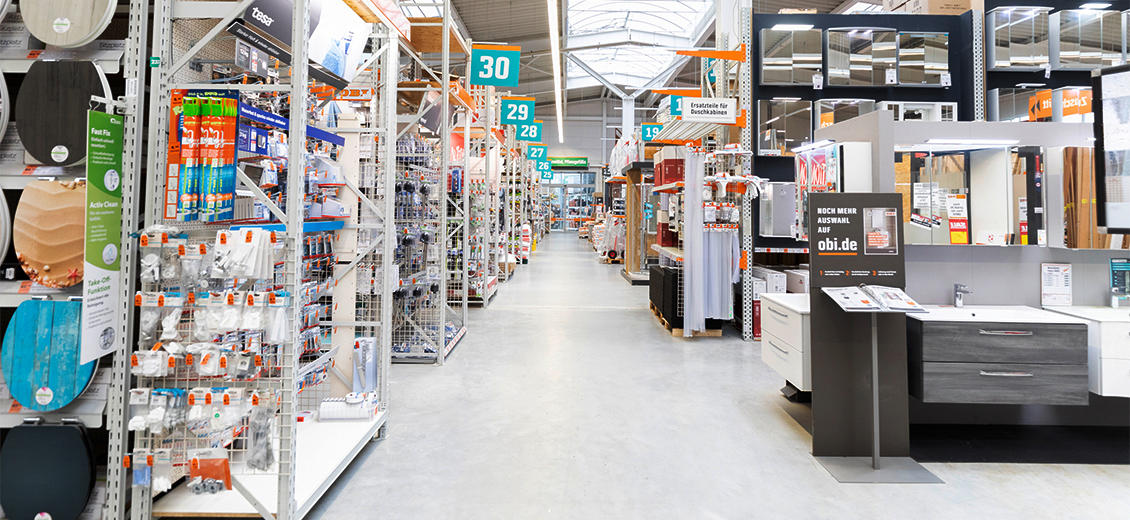 OBI Mittelgang Leonberg