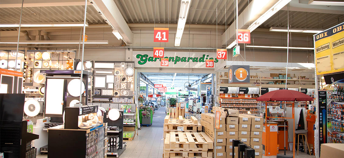 OBI Mittelgang Bitterfeld