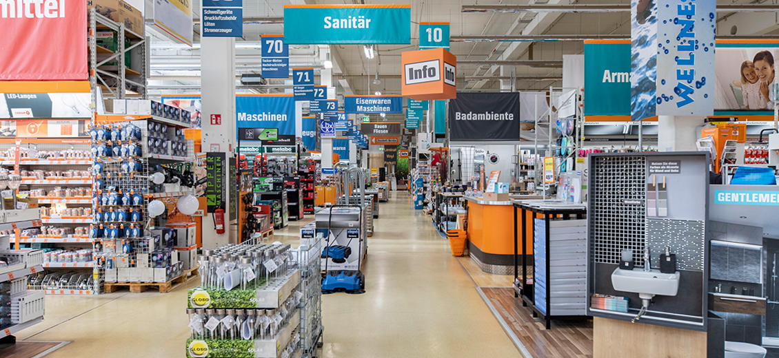 OBI Mittelgang Friedrichshafen