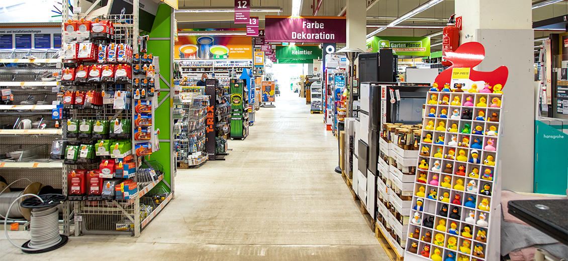 OBI Mittelgang Torgau