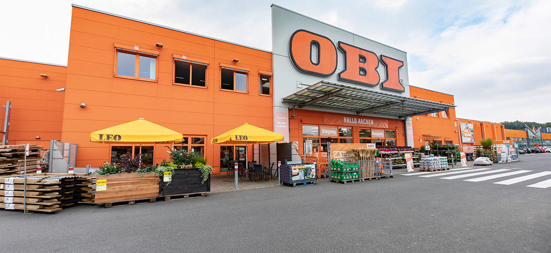 OBI Markt-Eingang Aachen Debyestraße