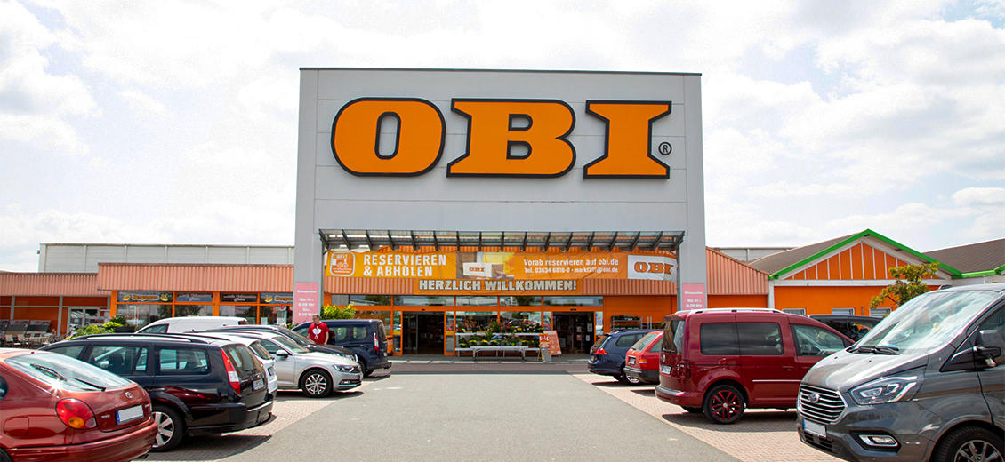 OBI Markt-Eingang Sömmerda