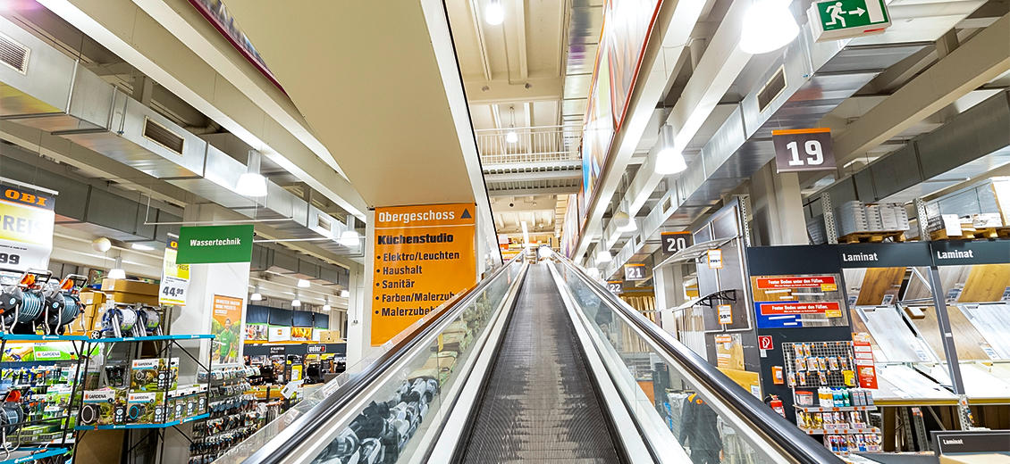 OBI Mittelgang Stuttgart-Wangen