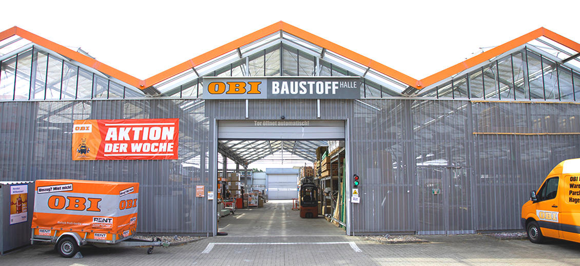 OBI Markt-Eingang Parchim