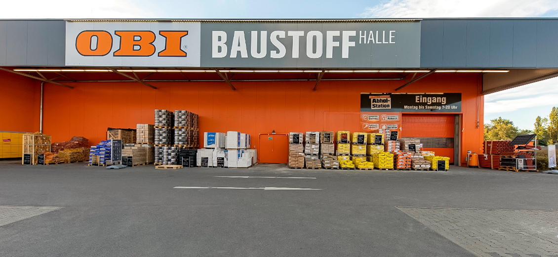 OBI Markt-Eingang Eschweiler