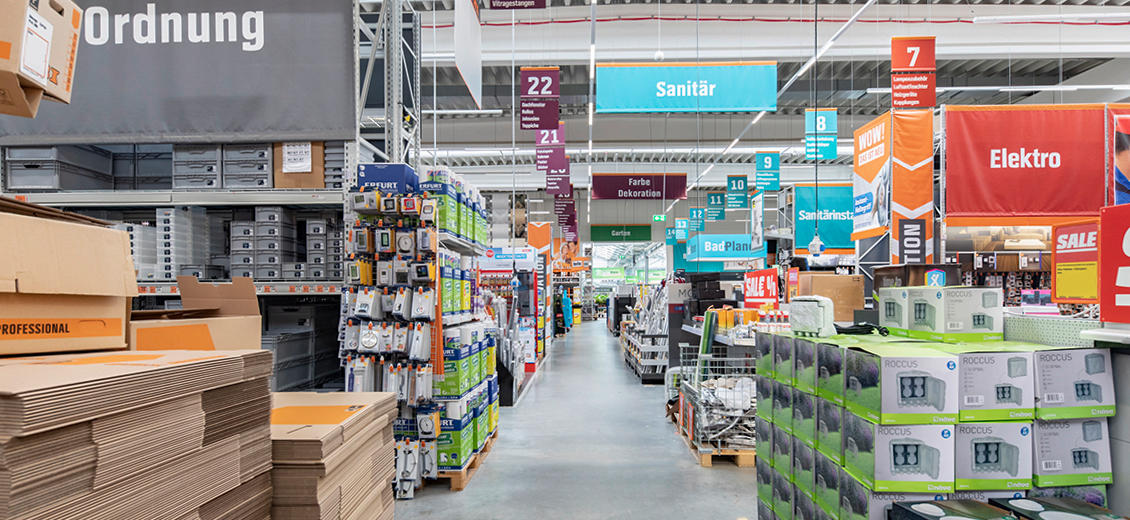 OBI Mittelgang Viersen