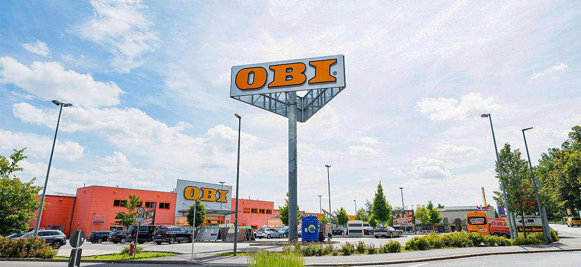 OBI Parkplatz Weiden