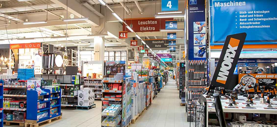 OBI Mittelgang Rudolstadt