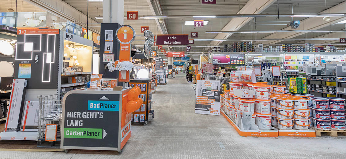 OBI Mittelgang Königswinter