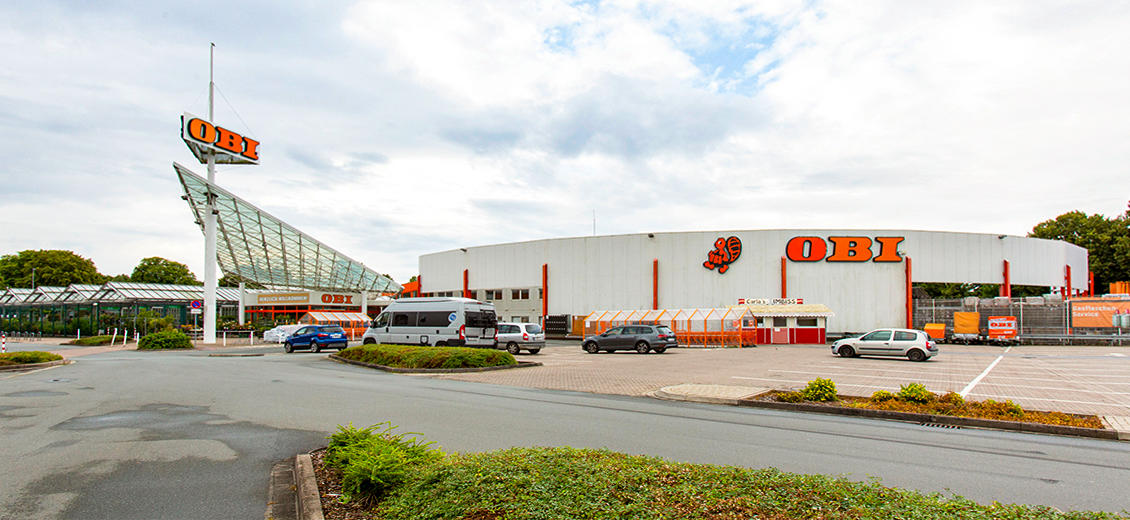 OBI Parkplatz Nienburg