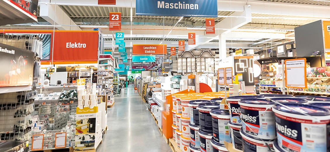 OBI Mittelgang Freiburg Süd