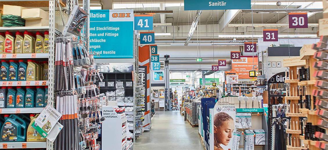 OBI Mittelgang Stadtbergen