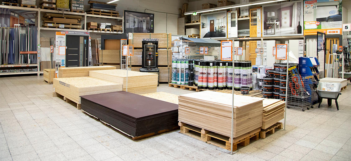 OBI Baustoffhalle Forst