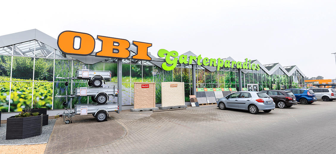 OBI Markt-Eingang Eisenhüttenstadt