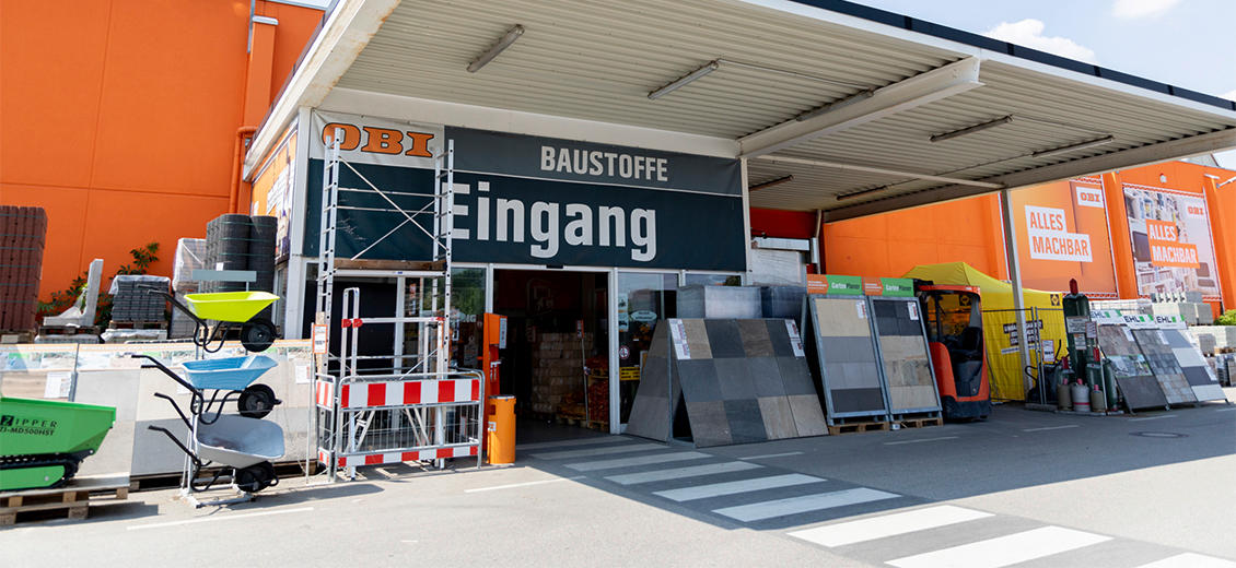 OBI Markt-Eingang Bensheim
