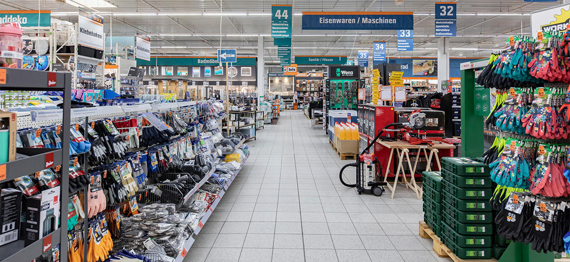 OBI Mittelgang Kempen