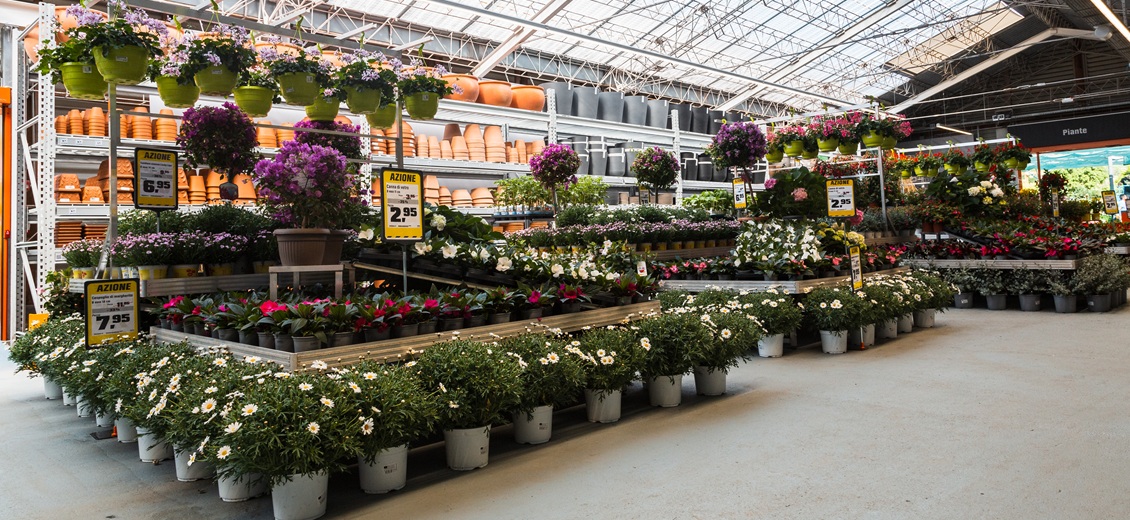 Gartencenter im OBI Markt Agno