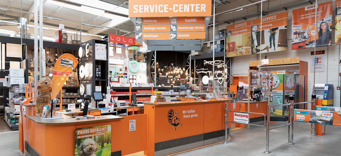 OBI Markt-Eingang Berlin-Siemensstadt