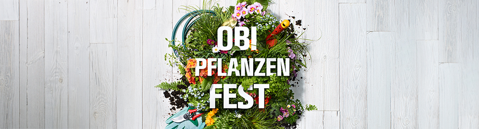 OBI Pflanzenfest Banner