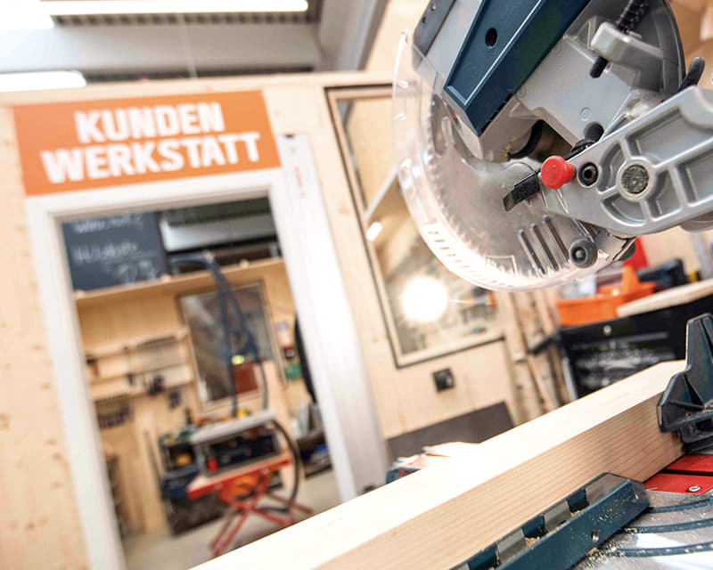 Deine Werkstatt im OBI Markt